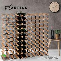 Artiss 110 Bottle Timber Wine Rack Wooden Storage System Cellar Organiser Stand