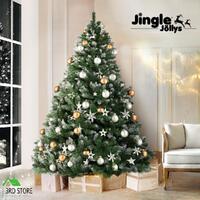 Jingle Jollys 1.8M 6FT Christmas Tree Xmas Decorations Snow Home Decor 800 Tips