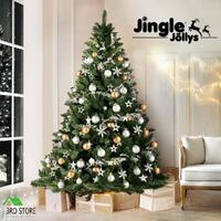 Jingle Jollys Christmas Tree 2.1M 7FT Xmas Decoration Green Home Decor 1000 Tips