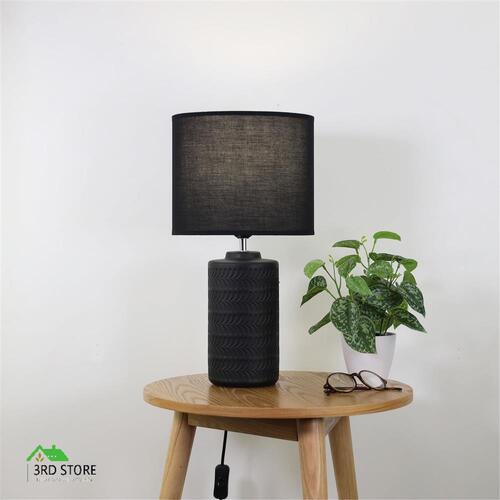 JENNY COMPLETE TABLE LAMP BLACK OL90161BK