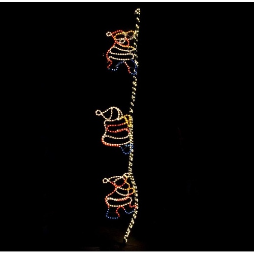 Climbing Santa Christmas Lights