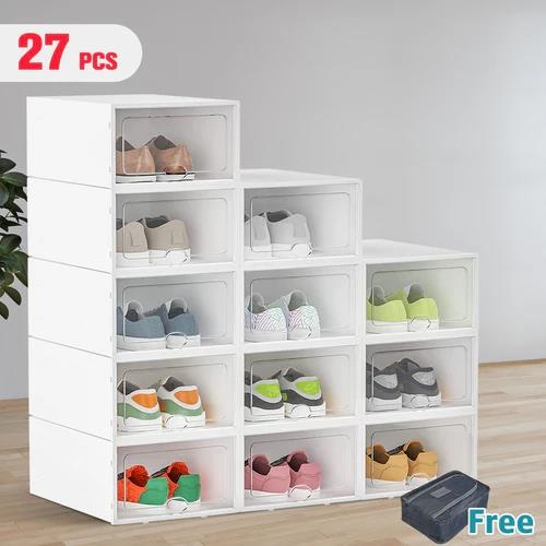 Advwin Stackable Shoe Box 27PCS