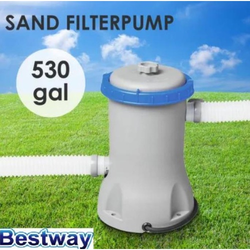 Bestway Swimming Pool Sand Filter Pump Flowclear 530gal 2006L/H Water Cleaning