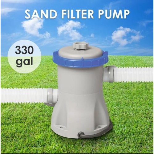 Bestway Swimming Pool Sand Filter Pump 330gal 1249lph Flowclear Water Cleaning