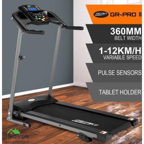 Genki Electric Treadmill 360mm Belt Machine Fitness Home Gym Exercise Equipment