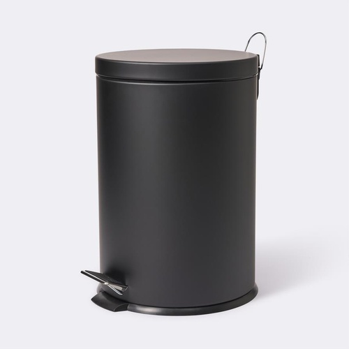 Brilliant Basics Pedal Rubbish Bin 20L - Matte Black