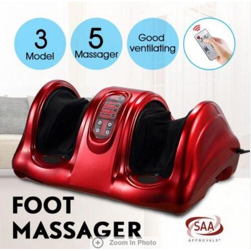 Foot Massager Ankle Kneading Rolling Massage Machine Shiatsu 3D Deluxe w/3 Model