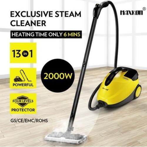 13in1 Steam Cleaner Mop High Pressure Steamer Carpet Floor Window w/ Accessories