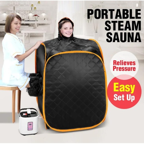 2-Person Sauna Tent Box Loss Weight Portable Home Body Spa Steamer Slimming Skin