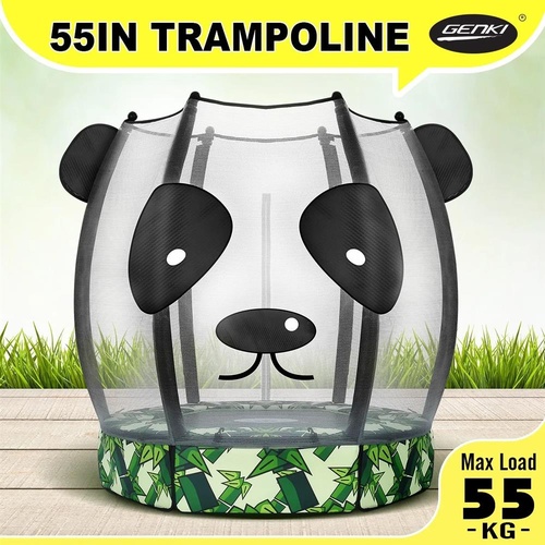 Genki Round Kids Trampoline Exercise Spring Cover Safety Net Enclosure Jumping