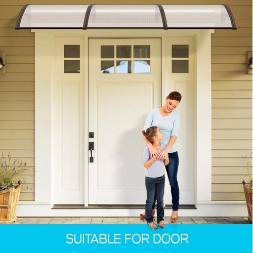 3M DIY Window Door Awning House Canopy Patio UV Rain Cover Sun Shade Outdoor