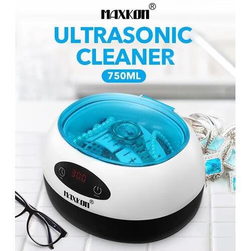 MAKXON 750ml Ultrasonic Jewellery Cleaner for Rings Necklaces Watches TIMER