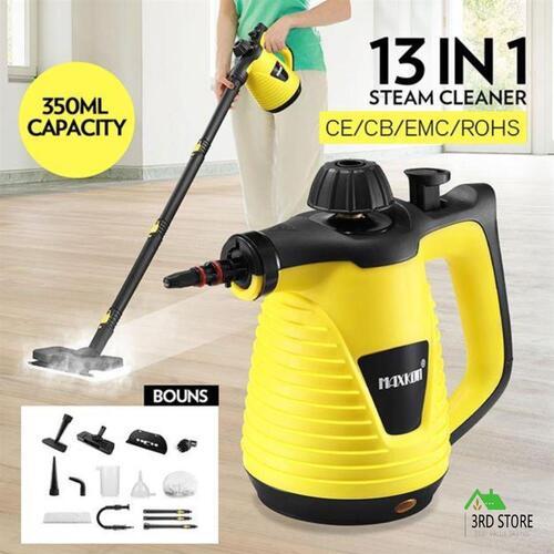 Maxkon Steam Mop Cleaner 13in1 Floor Sofa Steamer Cleaning High Pressure 350ML