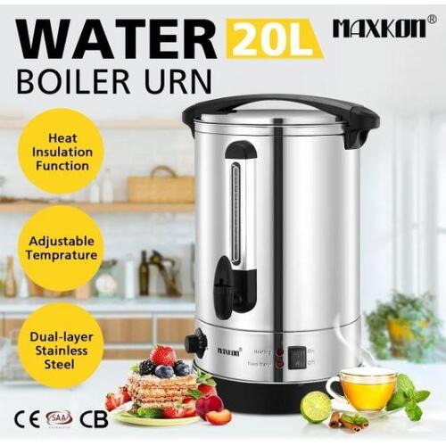 Maxkon 20L Hot Water Urn Instant Hot Water Dispenser Tea Kettles w/Double Layer