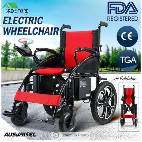 Electric Wheelchair Motorised Folding Mobility Scooter Lightweight Powerchair
