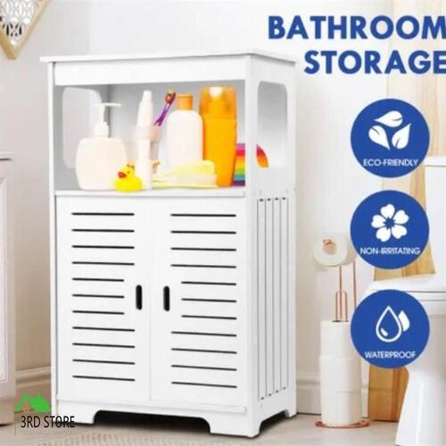Bathroom Cabinet Toilet Storage Cupboard Stand Tallboy Laundry Holder Organiser