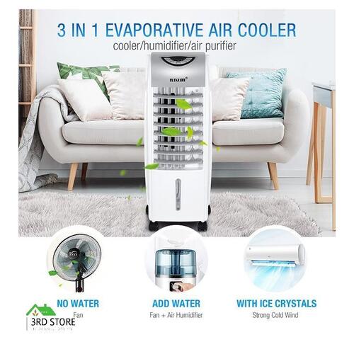 Maxkon 6L Evaporative Air Cooler Multi-functional Cooling Fan Humidifier Timer