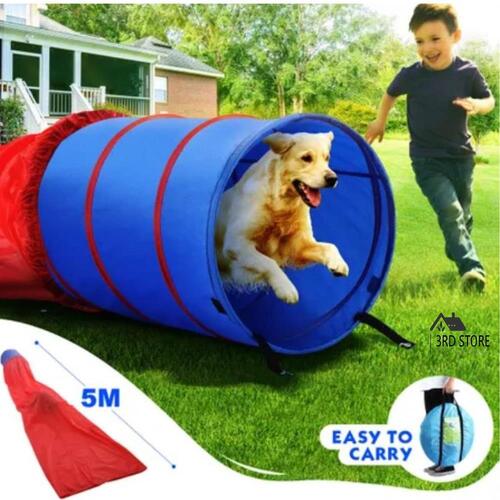 Pet Dog Tunnel Puppy Agility Equipment Interactive Toys Exercise Training