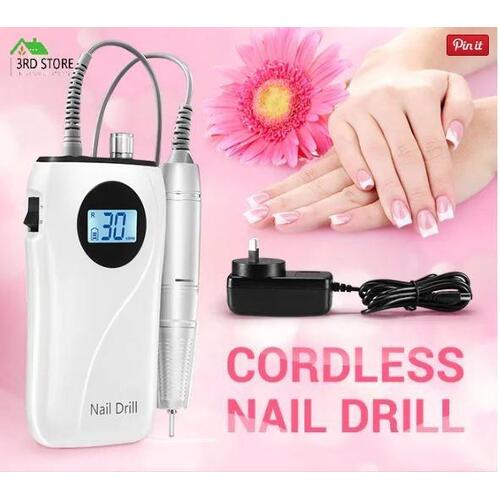Electric Nail Drill File Bit Kit Cordless Art Manicure Pedicure Machine 30000RPM