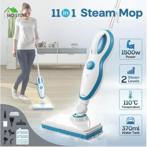 RETURNs Maxkon 11 In 1 Steam Mop Cleaner Floor Carpet Steamer Cleaning 1500W 2 Levels