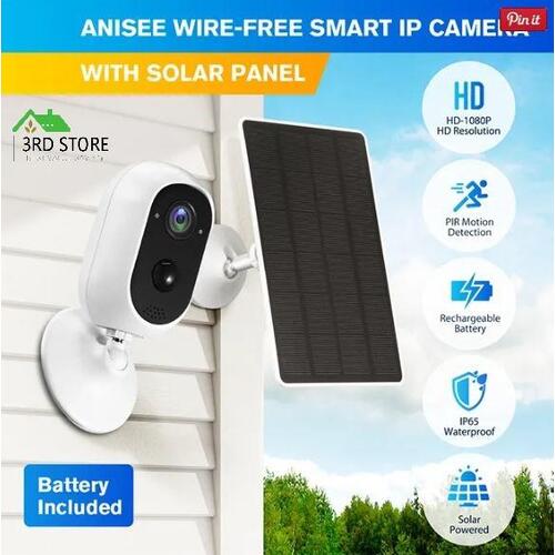 WiFi Camera CCTV Home Security Wireless Outdoor Surveillance System Solar Power