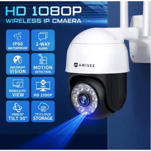 Security Camera CCTV Wifi 1080P Home Surveillance System Outdoor x4