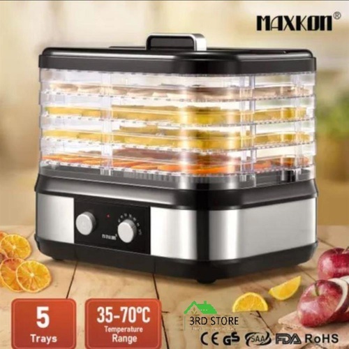 RETURNs Maxkon Food Dehydrators 5 Tray Dryer Machine Fruit Mushroom Jerky Meat Vegetable