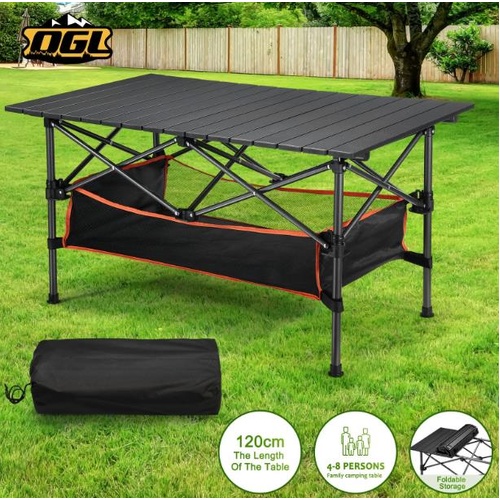 RETURNs Portable Folding Camping Table Picnic Outdoor Foldable Desk Aluminium
