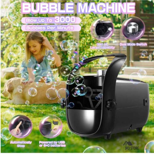 Bubble Machine Blower Toy Automatic Electric Maker Auto Handheld for Party Birth