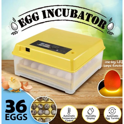 Petscene 36 Eggs Automatic Incubator Hatching Hatcher Machine Egg Turning