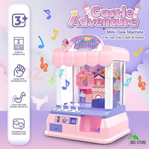 Mini Claw Machine Arcade Toy Grabber Candy Sweets Carnival Fair Gaming Party