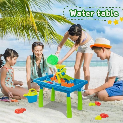 2in1 Water Sand Table Kid Sandpit Beach Play Swimming Pool Toys Outdoor Activity