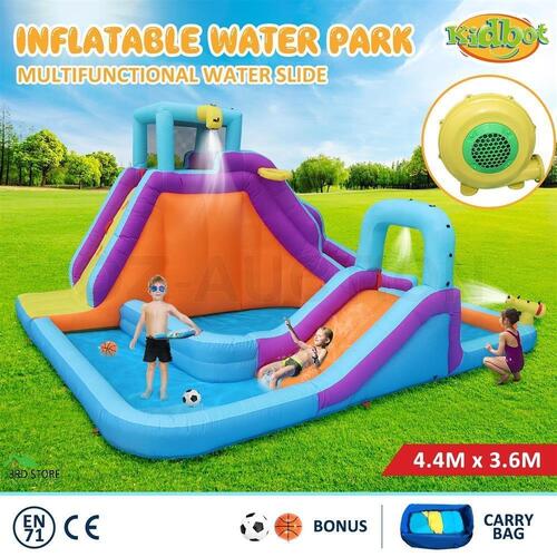 Inflatable Water Park Water Slide Kids Jumping Castle Pool Bouncer House Splash