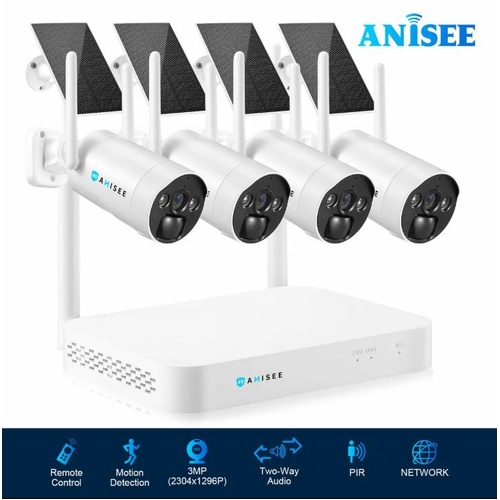 Wifi Security Cameras 4 Set Wireless CCTV Home Spy Surveillance System Outdoor W