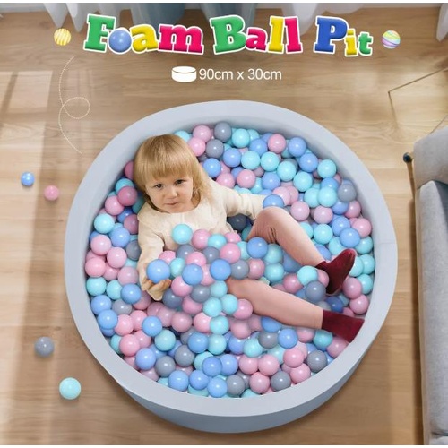 90x30cm Kids Ocean Ball Pit Foam Pool Fence Padding Soft Baby Child Barrier Toy