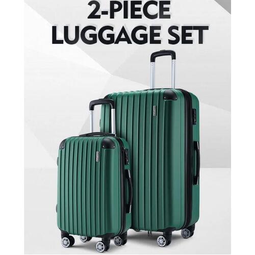 2PCS Luggage Suitcase Trolley Set Carry On Travel Bag Hard Shell Storage Case