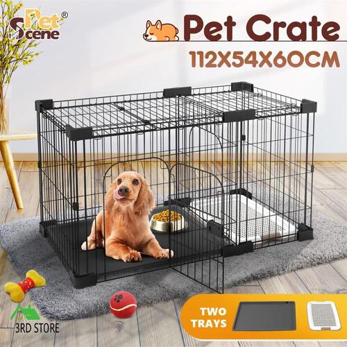 Dog Cat Crate Cage Kennel Pet Bird Enclosure Rabbit Hutch House Puppy Bunny