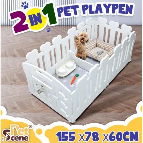 Dog Crate Pet Cage Playpen Enclosure Puppy Kennel Cat Whelping Box Plastic