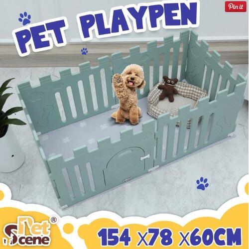 Dog Crate Pet Cage Puppy Enclosure Playpen Whelping Box Indoor Outdoor Kennel