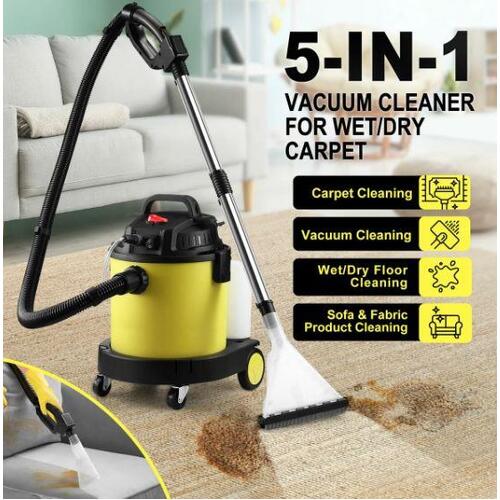 5in1 Carpet Cleaner Machine Vacuum Floor Sofa Wet and Dry Vac Mop Cleaning