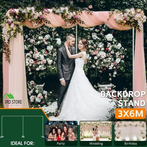 RETURNs Wedding Backdrop Stand Party Photo Balloon Photography Frame Background Holder D