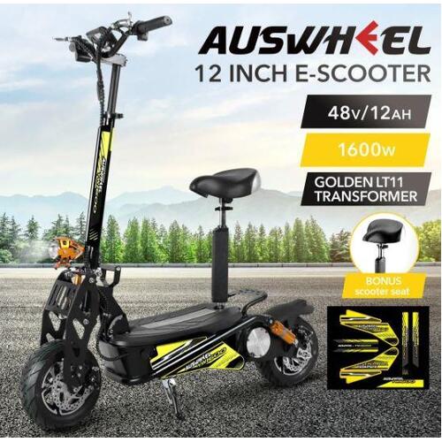 RETURNs Off Road Electric Scooter E-scooter Auswheel Motorised Foldable Bike Commuting