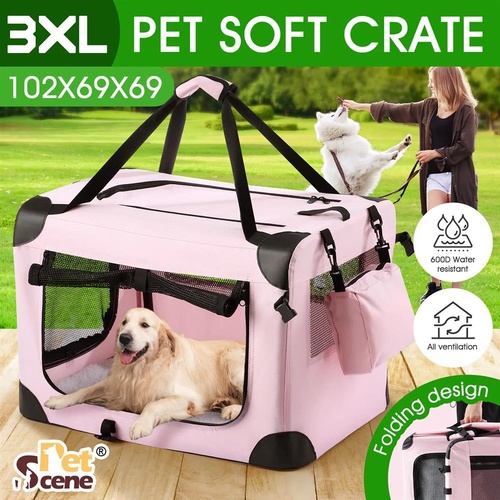 Dog Crate Kennel Soft Cat Travel Carrier Puppy Carry Bag Pet Cage Extra Large