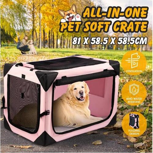 Pet Dog Bird Crate Cage Cat Rabbit Hutch Bunny Carrier Travel Indoor Car Outdoor