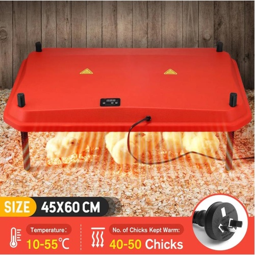 Chick Brooder Heating Plate Warmer Chicken Coop Brooding Heater Poultry Duckling