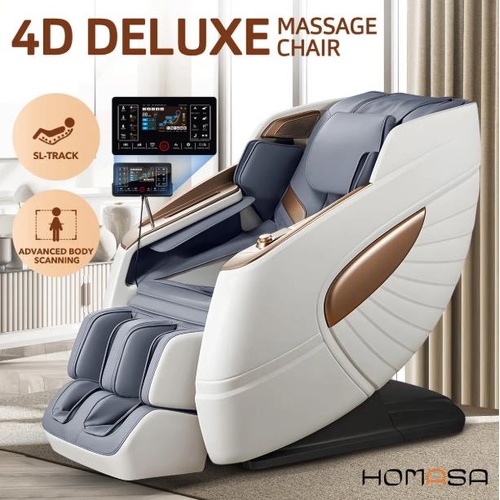 Homasa 4D Massage Chair Electric Recliner Zero Gravity Full Body Massaging Machi