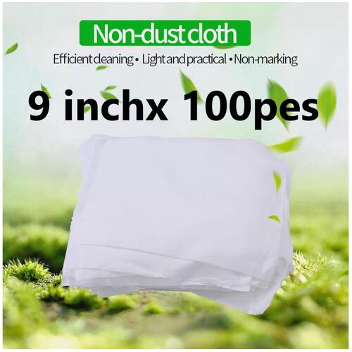 100pcs 9inch White Dust Free Screen Cleaning Cloths Non Dust Paper 3009 XXL