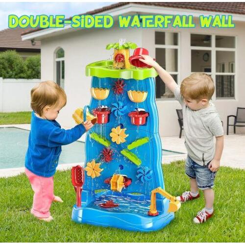 Waterfall Wall Water Table Sand Pit Play Ground Activity Centre Playset Toys