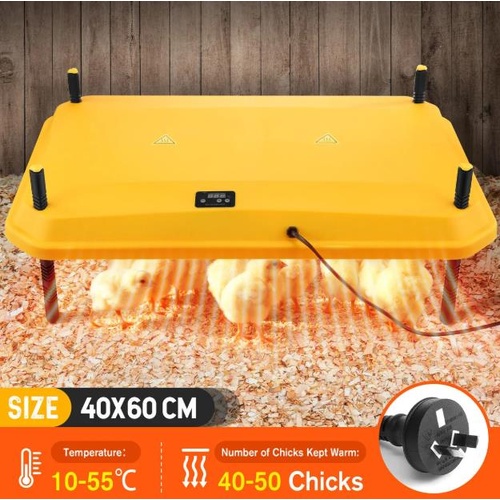 Chick Brooder Heating Plate Warmer Chicken Coop Brooding Heater Poultry Duckling