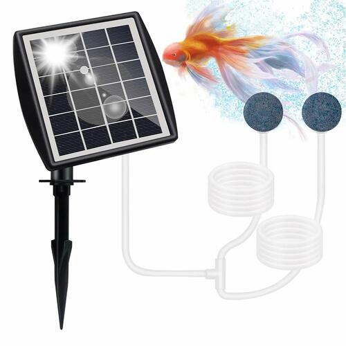 Solar Air Pump-2 Modes Solar Pond Aerator,Aquarium Air Pump Aerator,Pond Air
